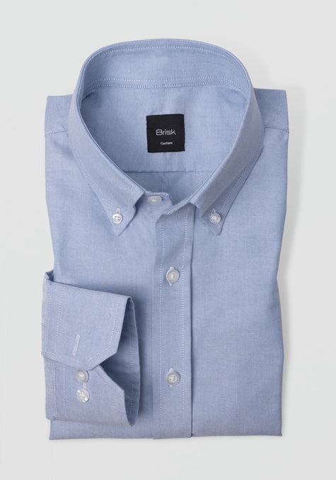 Blue Crisp Oxford Shirt