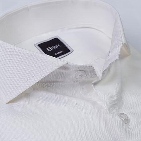 Egyptian White Royal Oxford Shirt