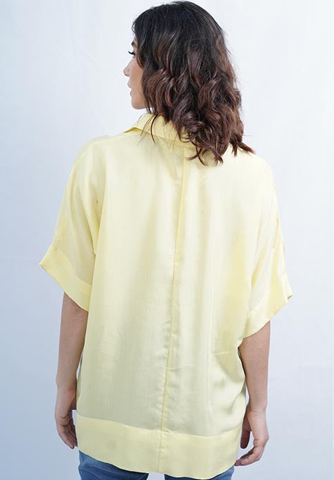 LIME VISCOSE SHIRT