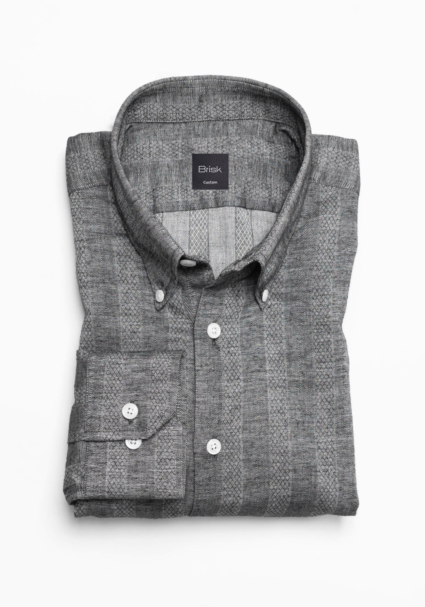 Bold Charcoal Stripes Light-weight Shirt - Button Down