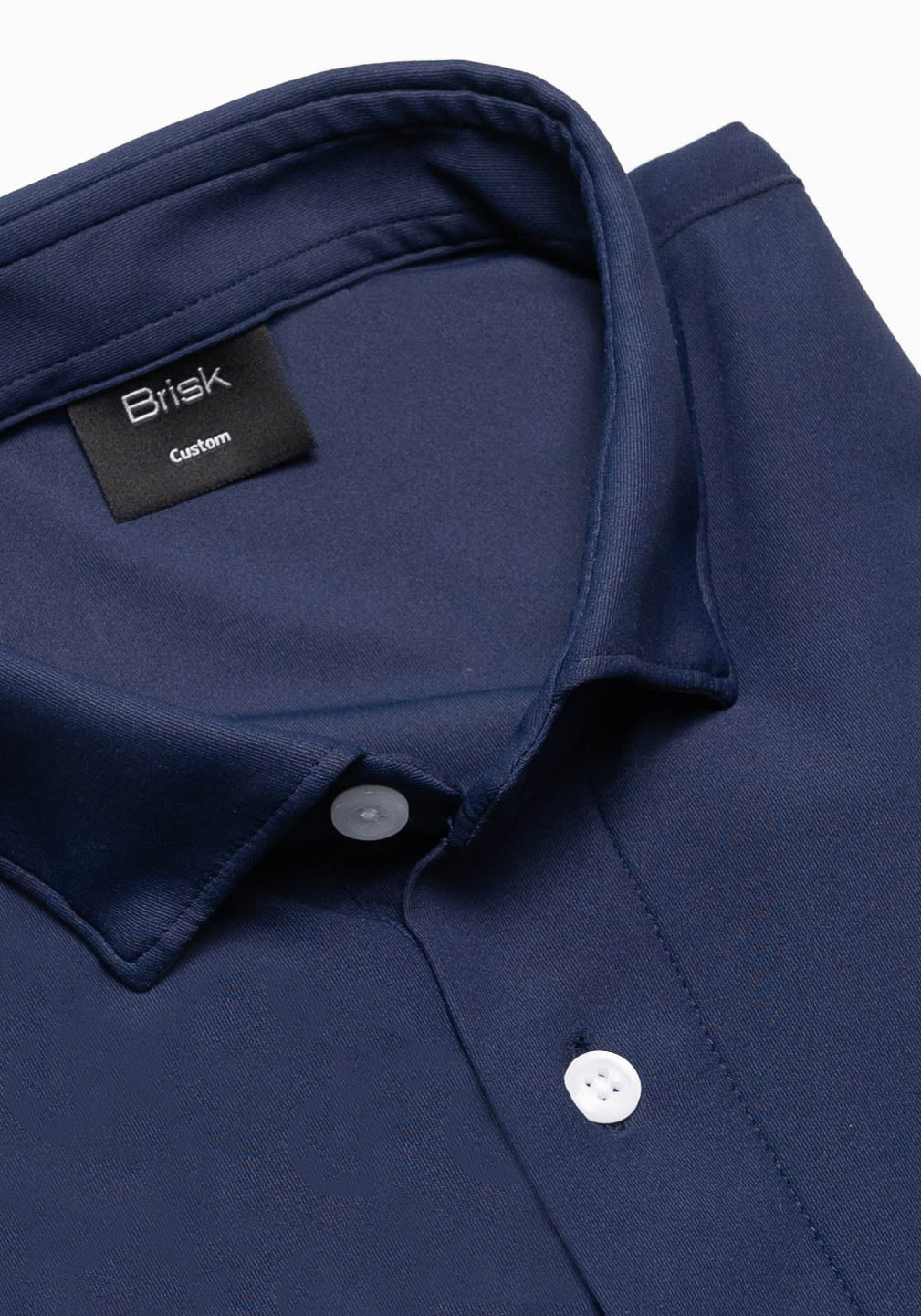 Navy Blue Tech Performance Jersey Shirt - 4 Way Stretch