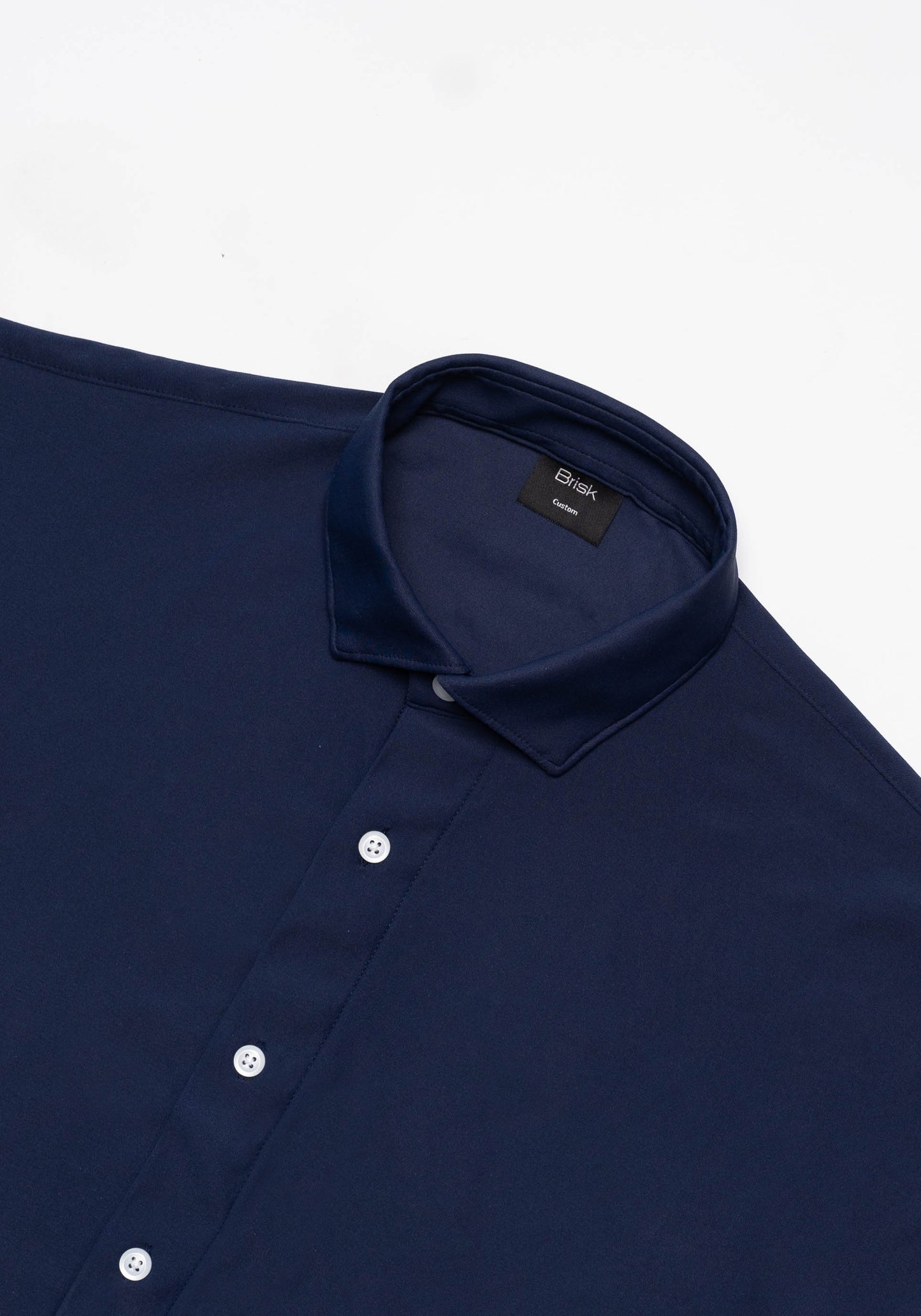Navy Blue Tech Performance Jersey Shirt - 4 Way Stretch