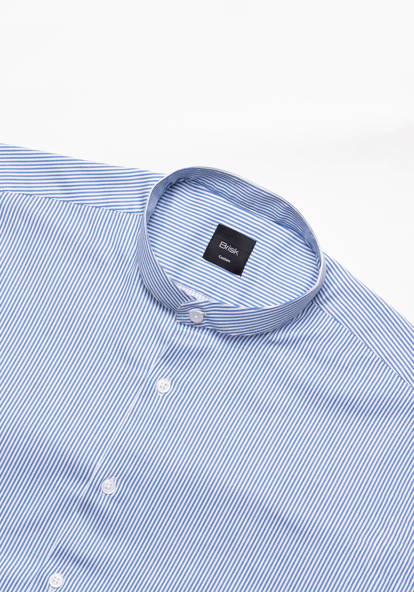 Super Soft Blue Stretch Stripes Shirt