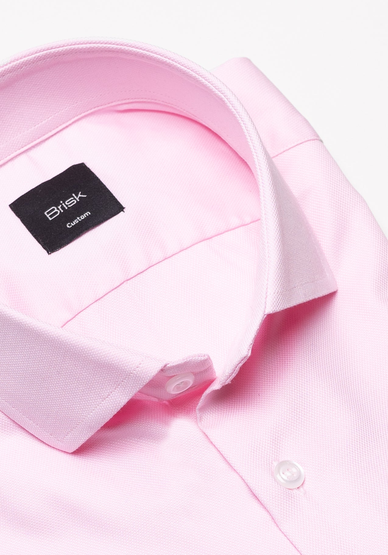Soft Pink Structured Stretch Shirt