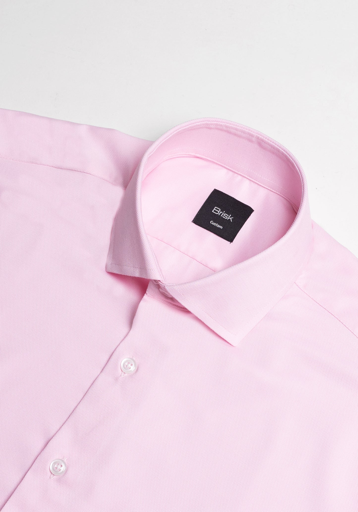 Soft Pink Structured Stretch Shirt