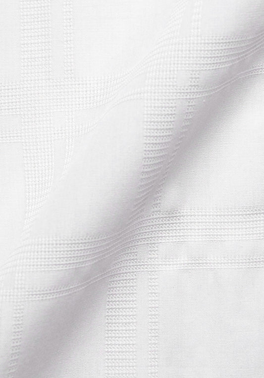 White Jacquard Crisp & Airy