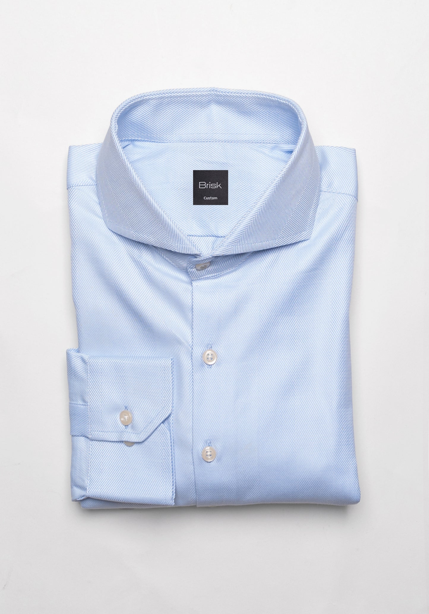 Sky Blue Bold Herringbone - Sale