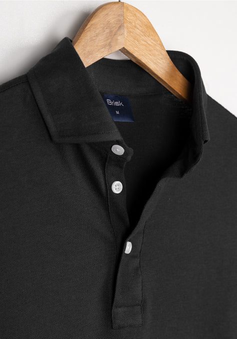 3 Pack Bundle - Feather Soft Piqué Knit Polo Shirts