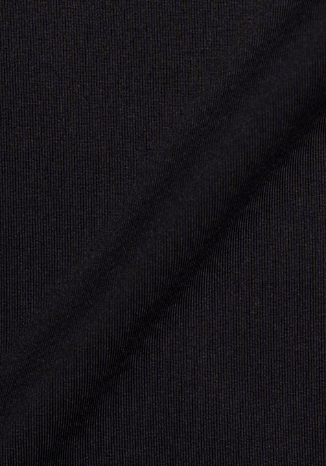 Black Performance Jersey 4 Way Super Stretch  - Wrinkle Free