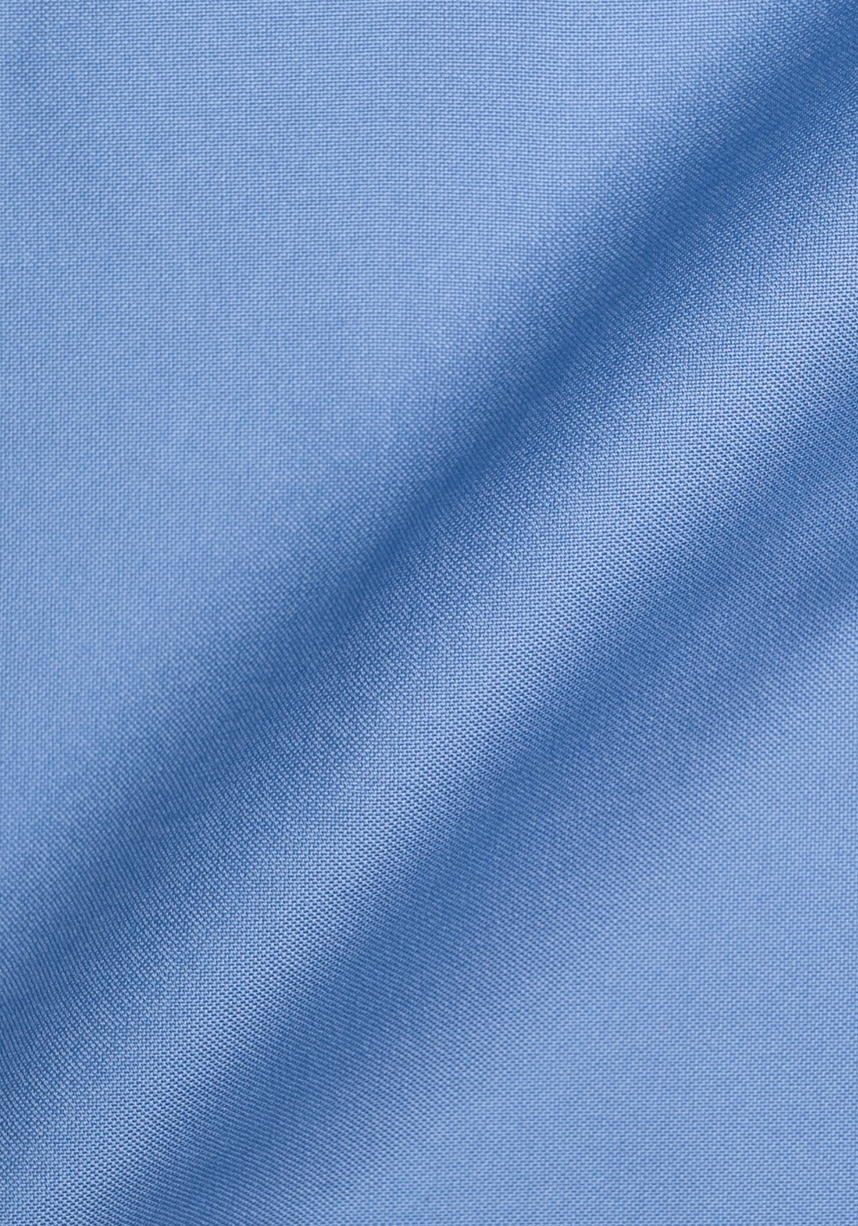 Crisp Mid Blue Oxford Pinpoint - Wrinkle Resistant