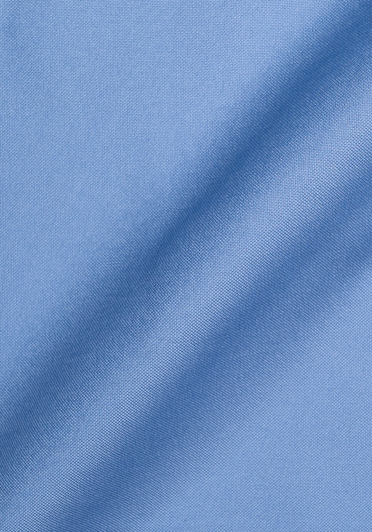 Crisp Mid Blue Oxford Pinpoint - Wrinkle Resistant