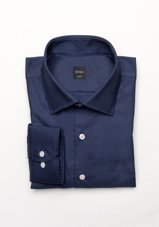 Crisp_Navy-_Blue_Oxford_Pinpoint_Shirt