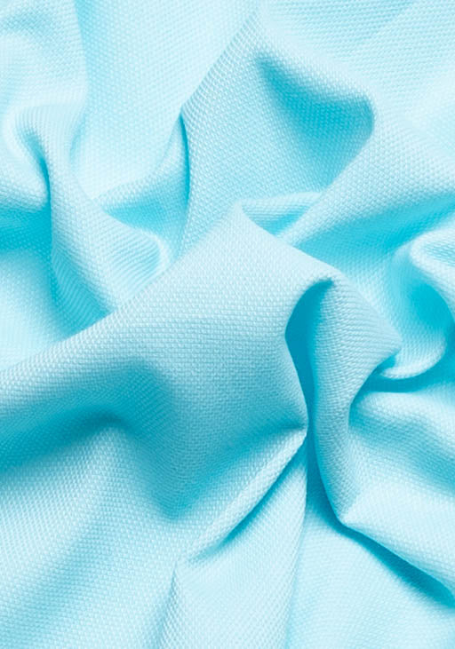 Crisp Turquoise Poly-Stretch---Structured