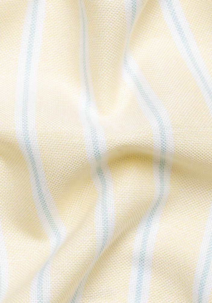 Crisp Yellow Oxford Stripes