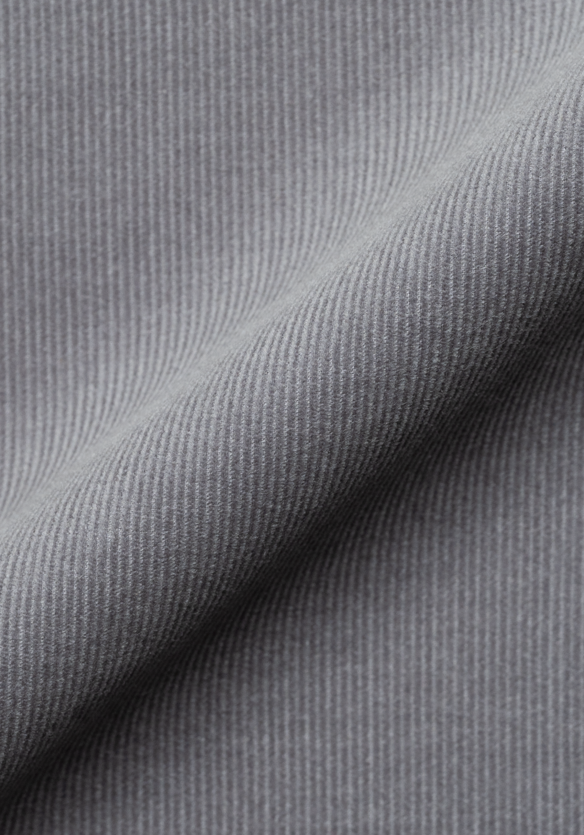 Grey Fine Wale Corduary Shirt