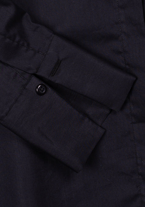 Black Lightweight Drop Shoulder Relaxed Fit Shirt