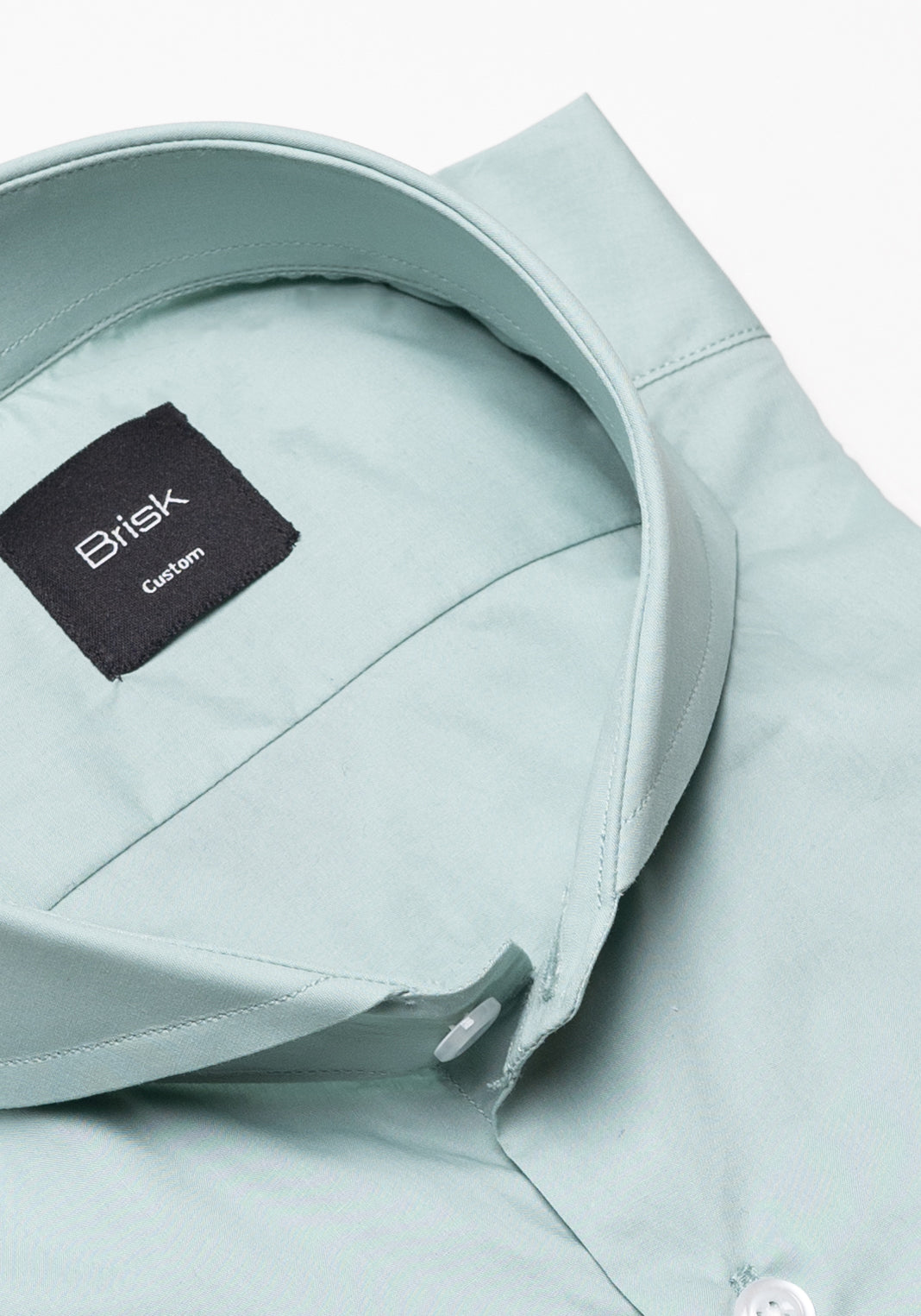 Fine Sea Green Poplin Shirt
