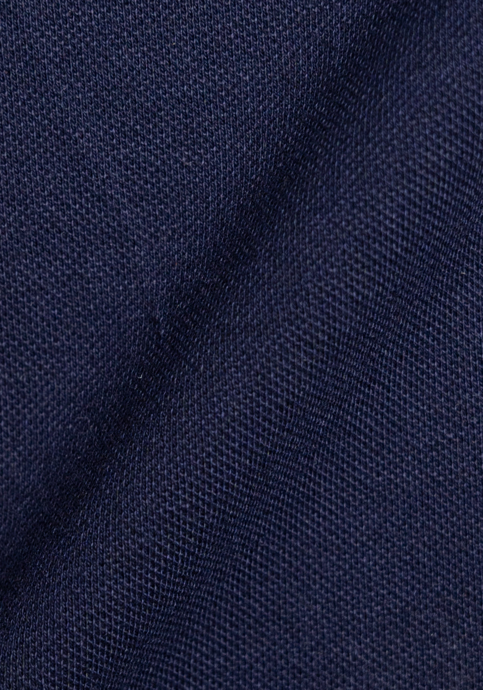 Midnight Blue Feather Soft Piqué Shirt - Cut Away Collar With Hidden Button Down