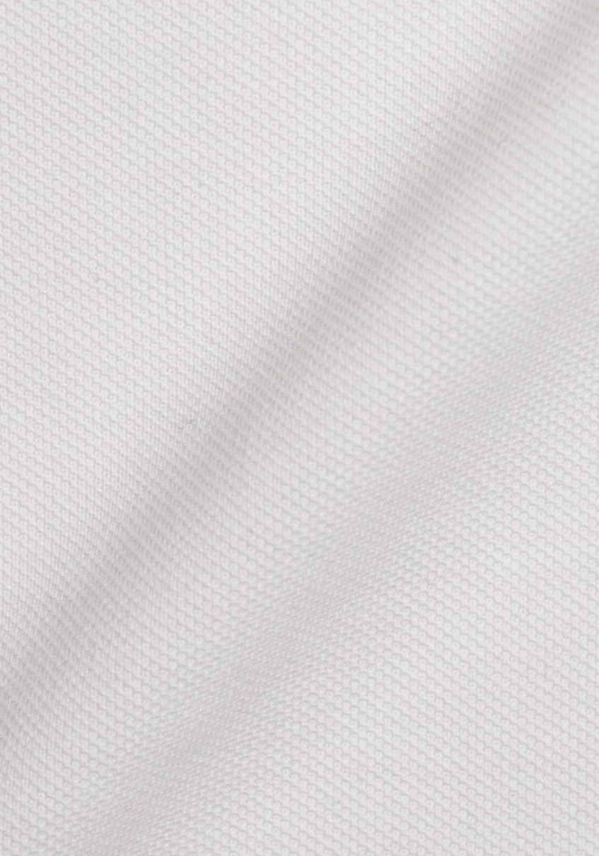 White Feather Soft Piqué Shirt - Cut Away Collar With Hidden Button Down - Sale