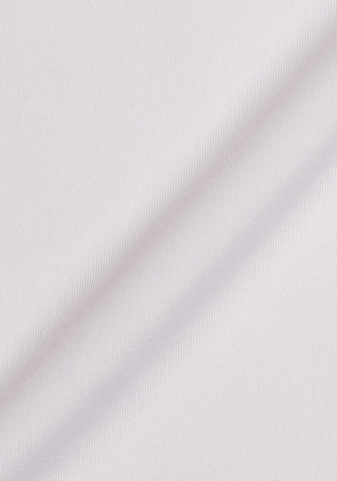 White Performance Jersey 4 Way Super Stretch - Wrinkle Free
