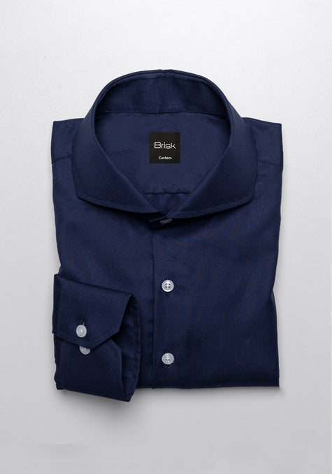 EGYPTIAN MID NIGHT BLUE ROYAL OXFORD SHIRT