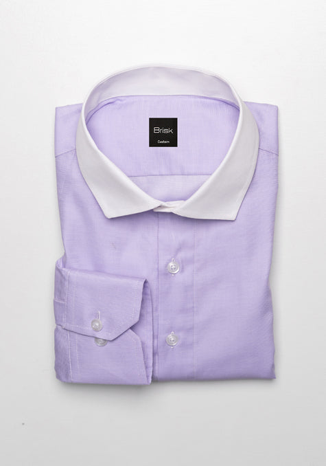 EGYPTIAN LAVENDER STRUCTURED SHIRT