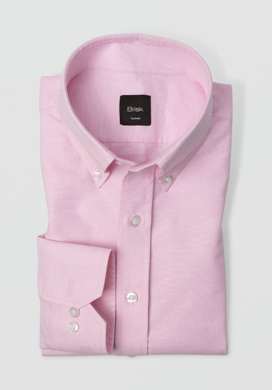 PINK PINPOINT OXFORD SHIRT