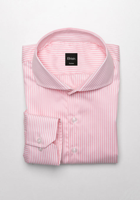ITALIAN PINK STRIPES SHIRT