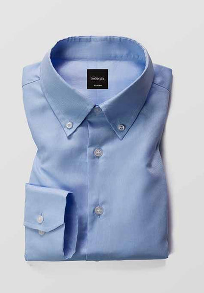 BLUE PINPOINT SHIRT - Sale