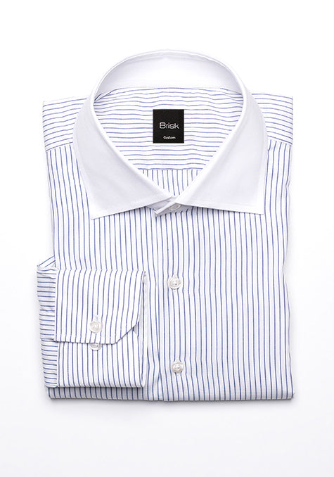 FINE JET BLUE STRIPES SHIRT