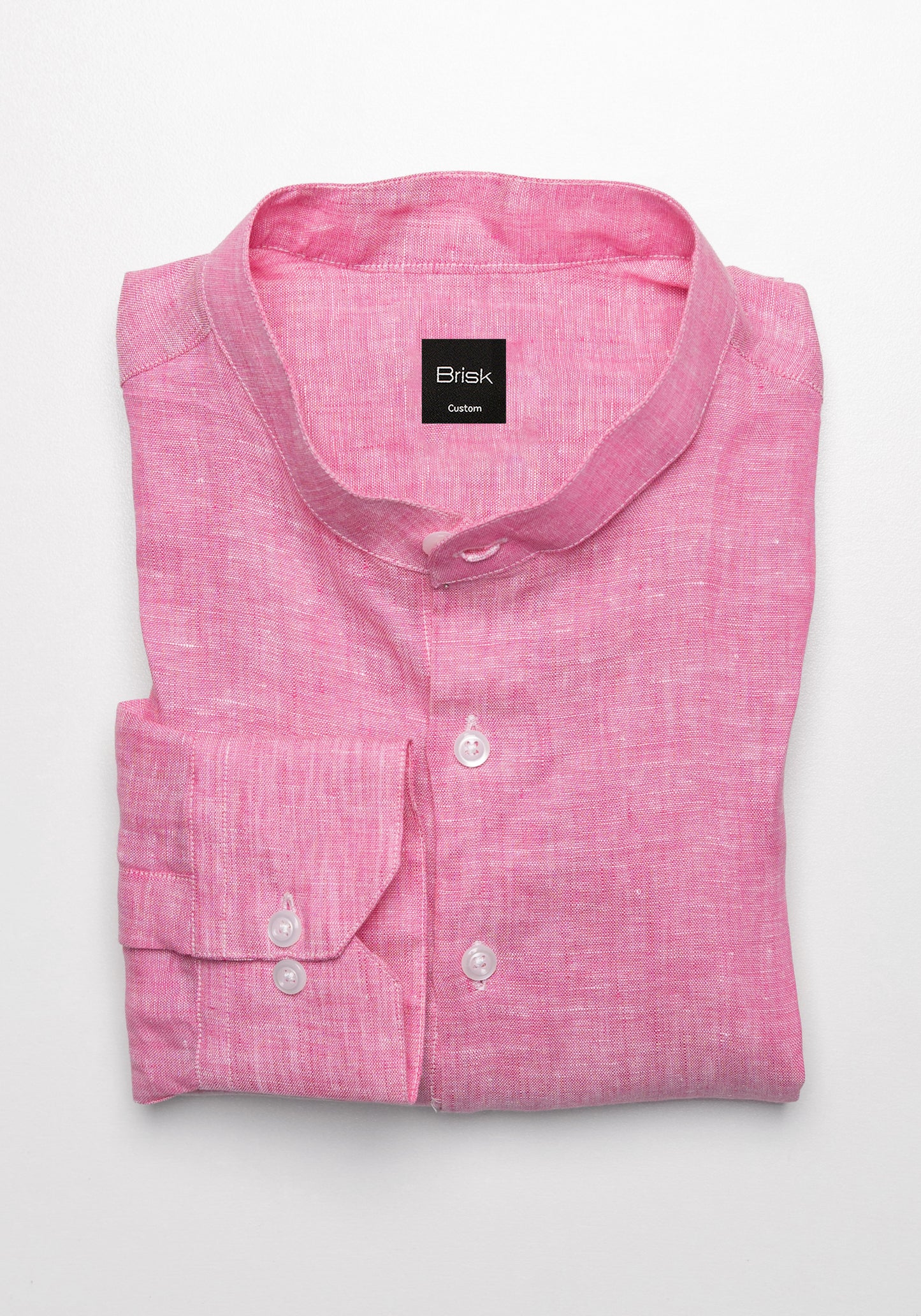 Pink Punch Cotton Linen Shirt - SALE