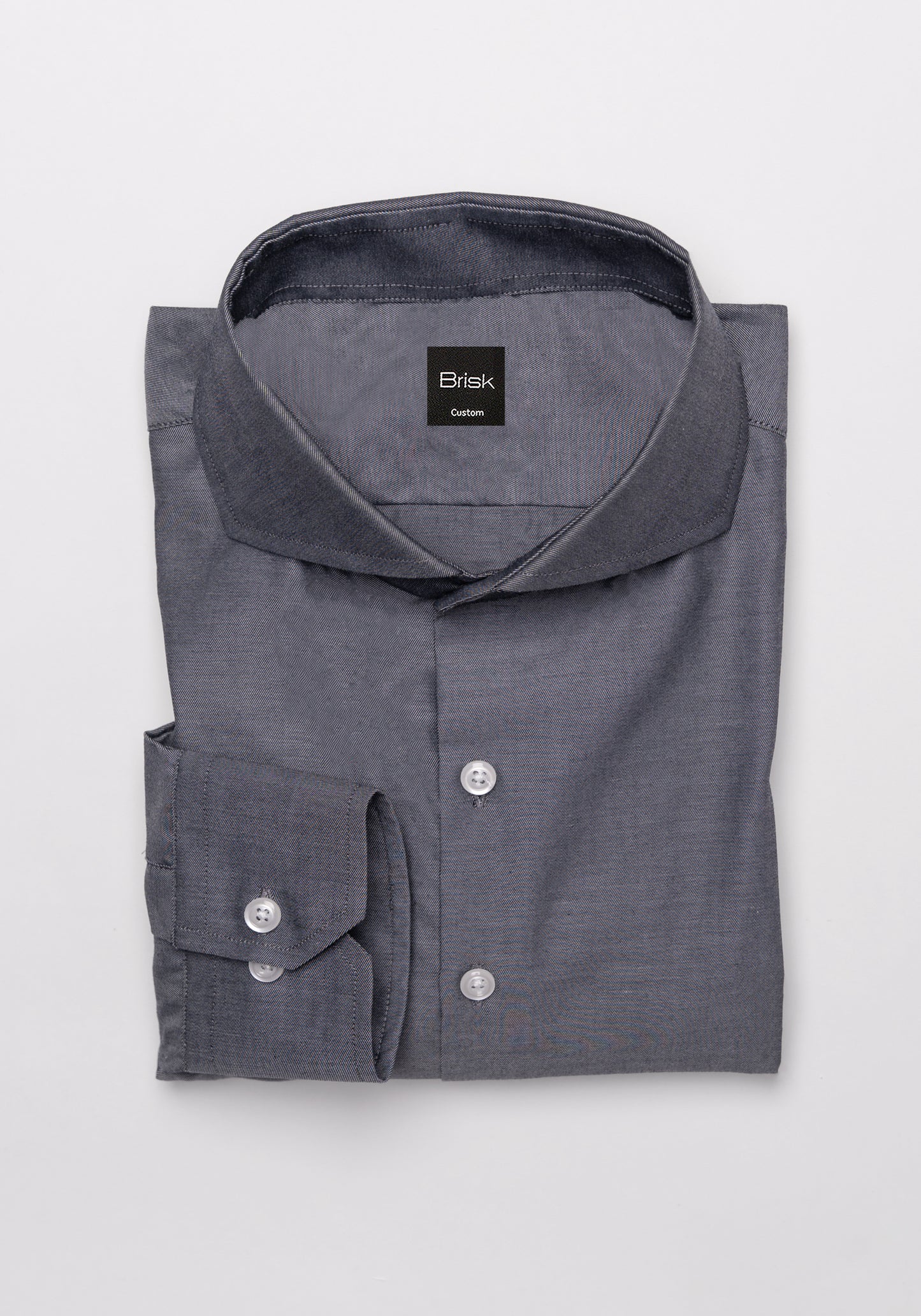 Grey Poplin Shirt