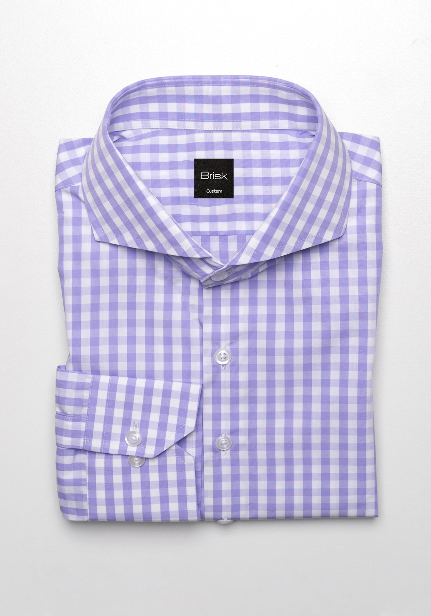 Egyptian Lavender Gingham Shirt - SALE