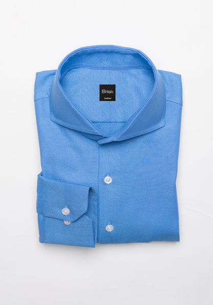 Egyptian Dual Blue Structured Stretch Shirt