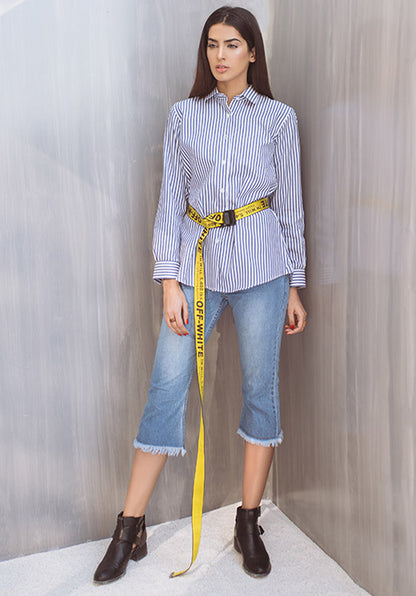 BLUE STRIPES RELAXED SHIRT