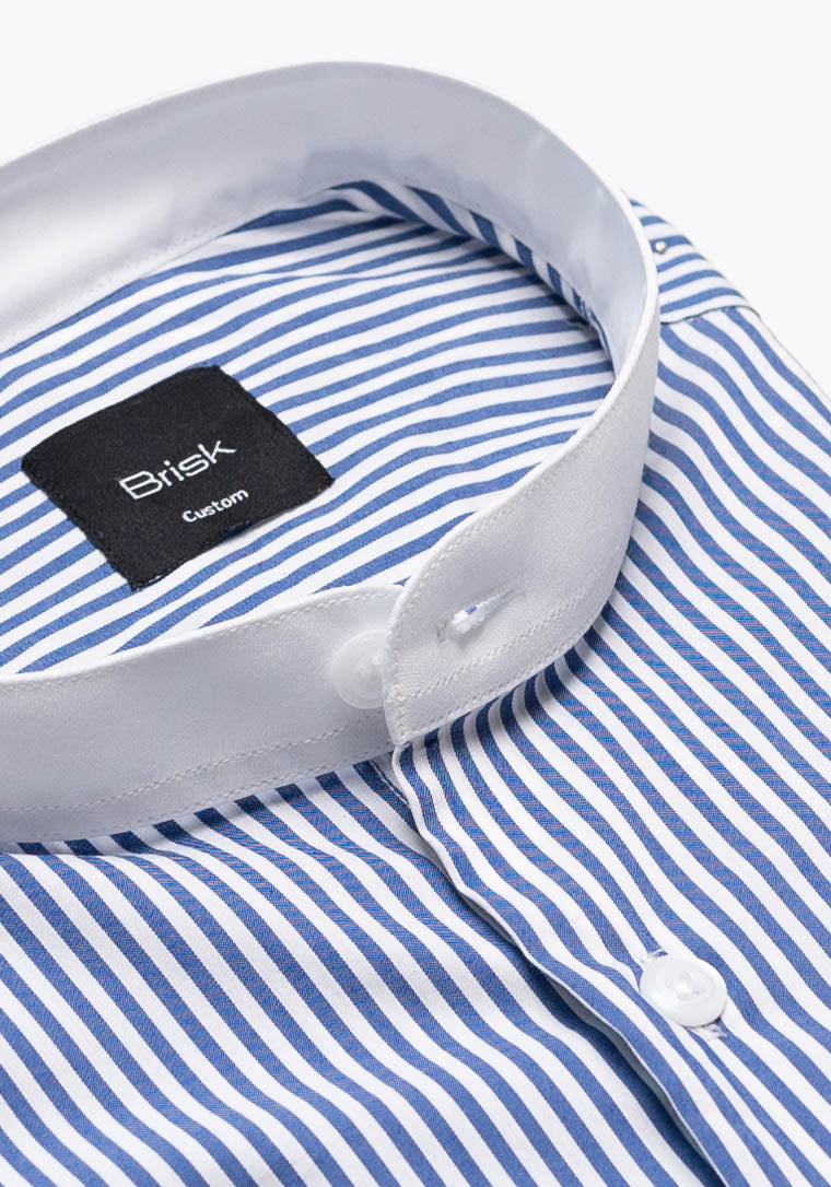 Navy Bengal Performance Stretch Stripes Shirt