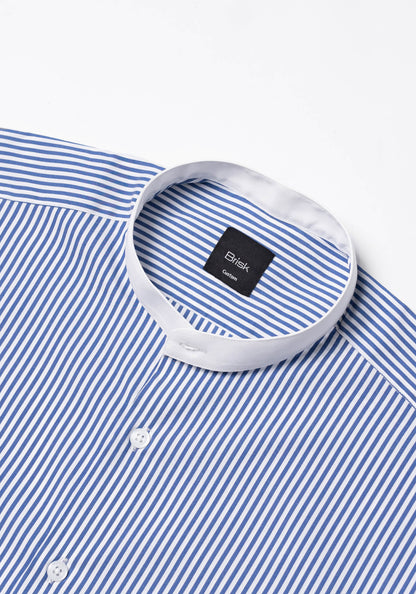 Navy Bengal Performance Stretch Stripes Shirt
