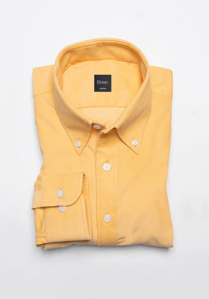 Yellow Soft Corduroy Shirt