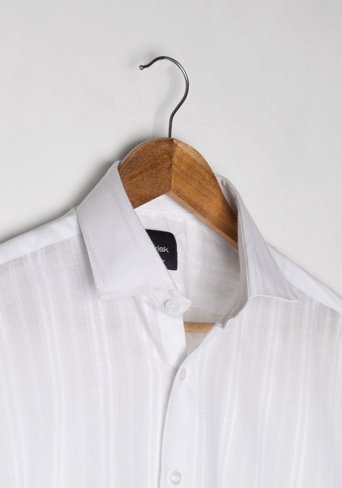 White Linen Structured Summer Feather-weight Half Sleeve Shirt - Sale