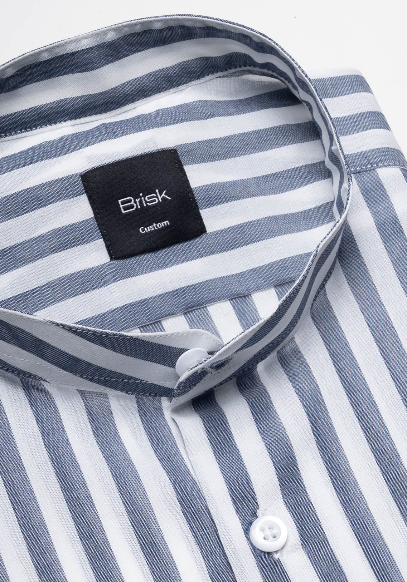 Bold Grey Sheer Cotton Summer Stripes Shirt