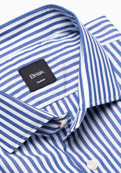 Navy Bengal Stripes - Half Sleeves - Sale