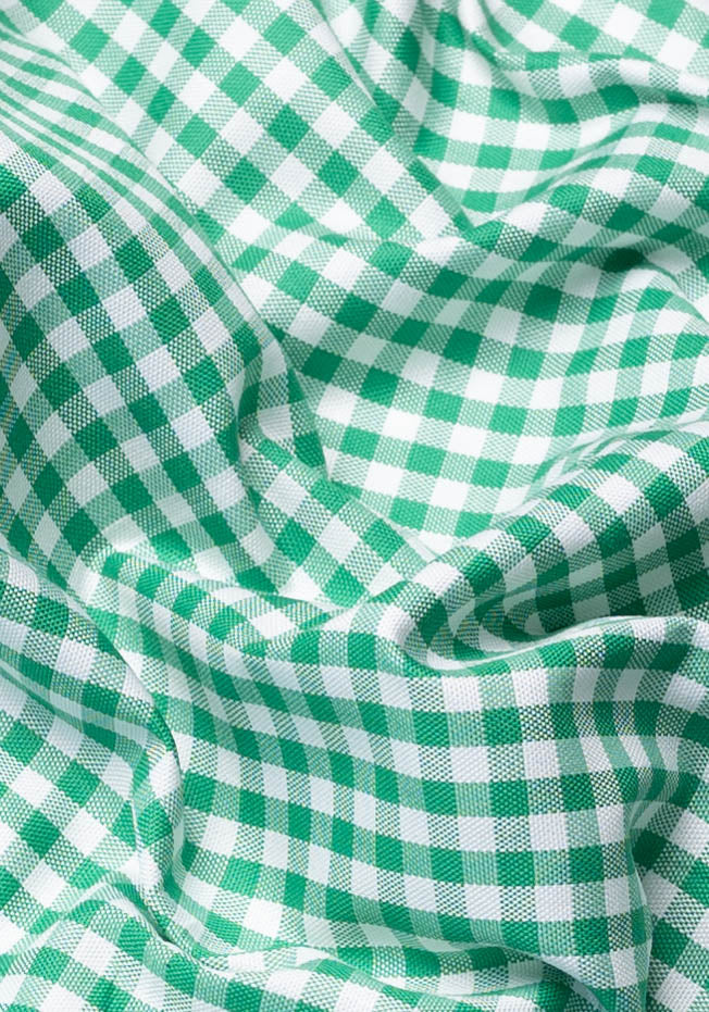 Green Pinpoint Gingham