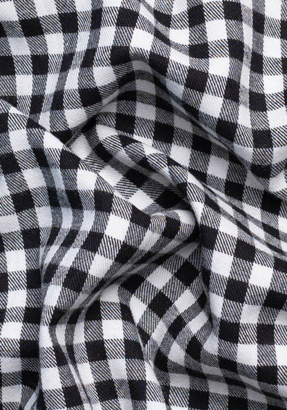 Soft Brushed Black Bold Gingham
