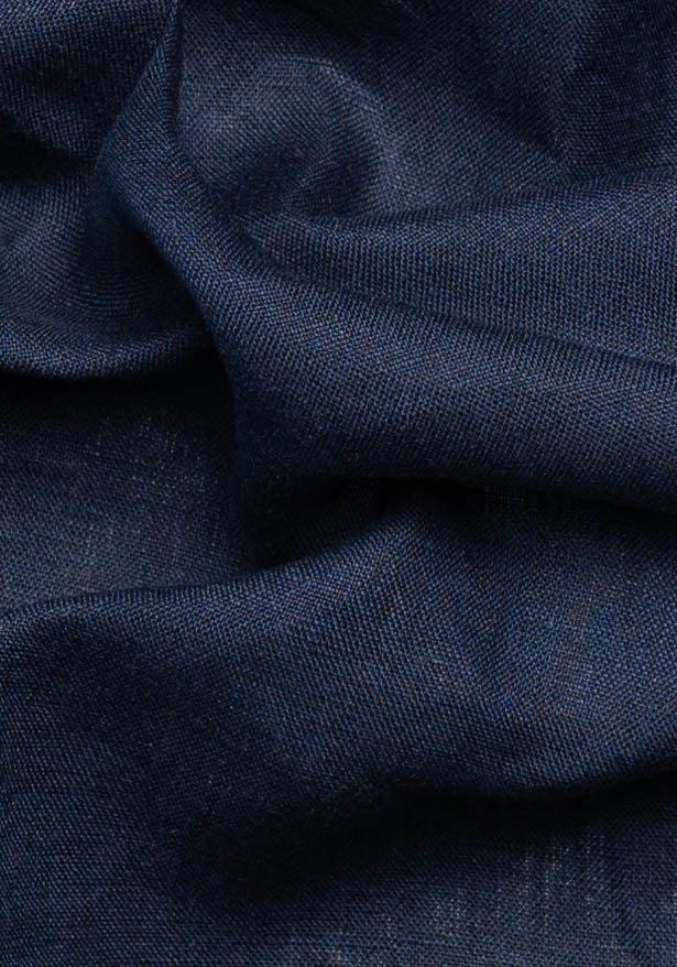 Navy Blue Linen
