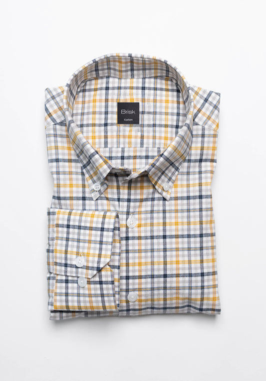 Multi Checkered Stretch Shirt