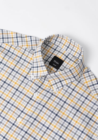 Multi Checkered Stretch Shirt