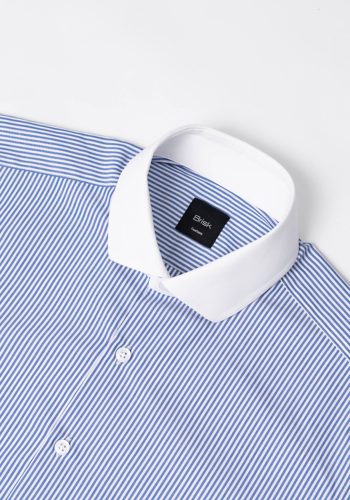Navy Narrow Stripes Shirt