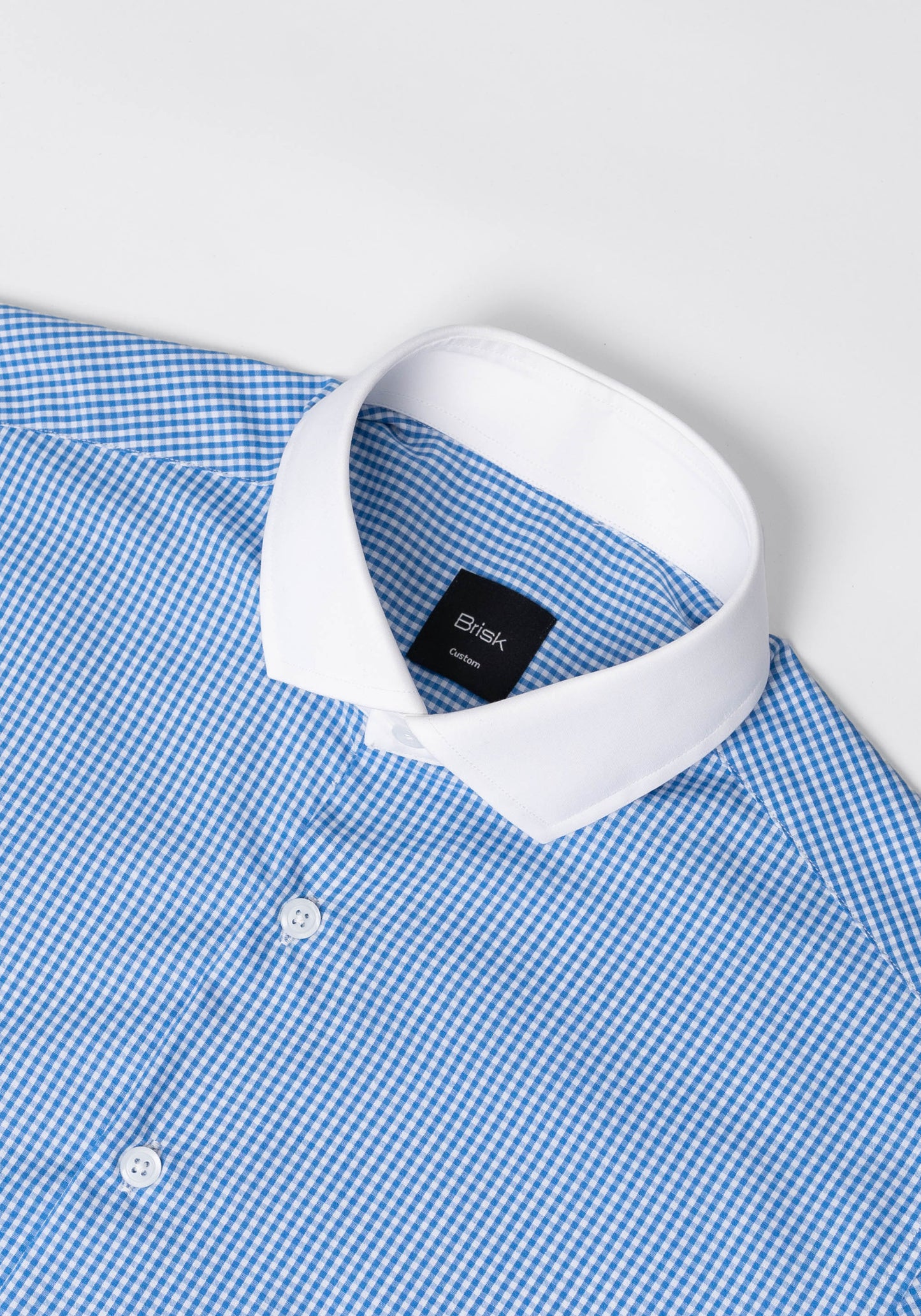Royal Blue Mini Checkered Shirt