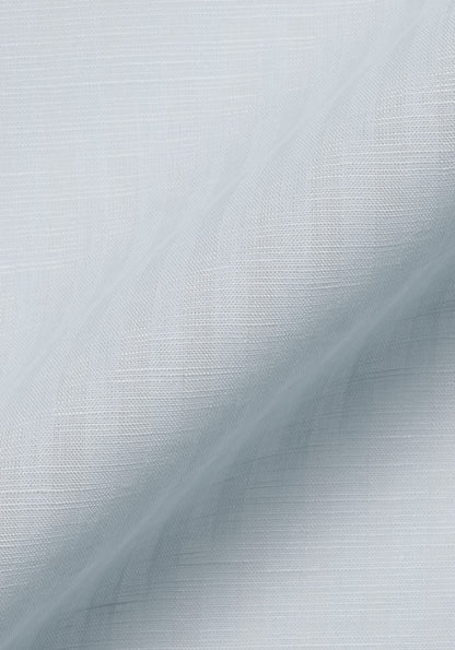Aqua Cotton Linen Soft Stripes