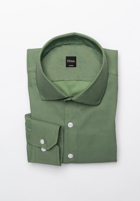 Olive Green Performance Stretch Shirt - SALE